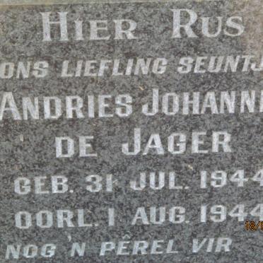 JAGER Andries Johannes, de 1944-1944