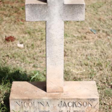 JACKSON Nicolina 1925-1966