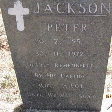JACKSON Peter 1951-1972
