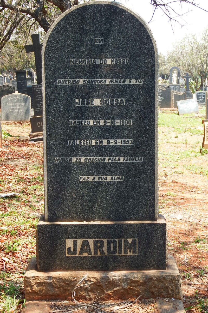 JARDIM Jose Sousa 1900-1953