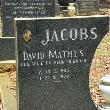 JACOBS David Mathys 1963-1979