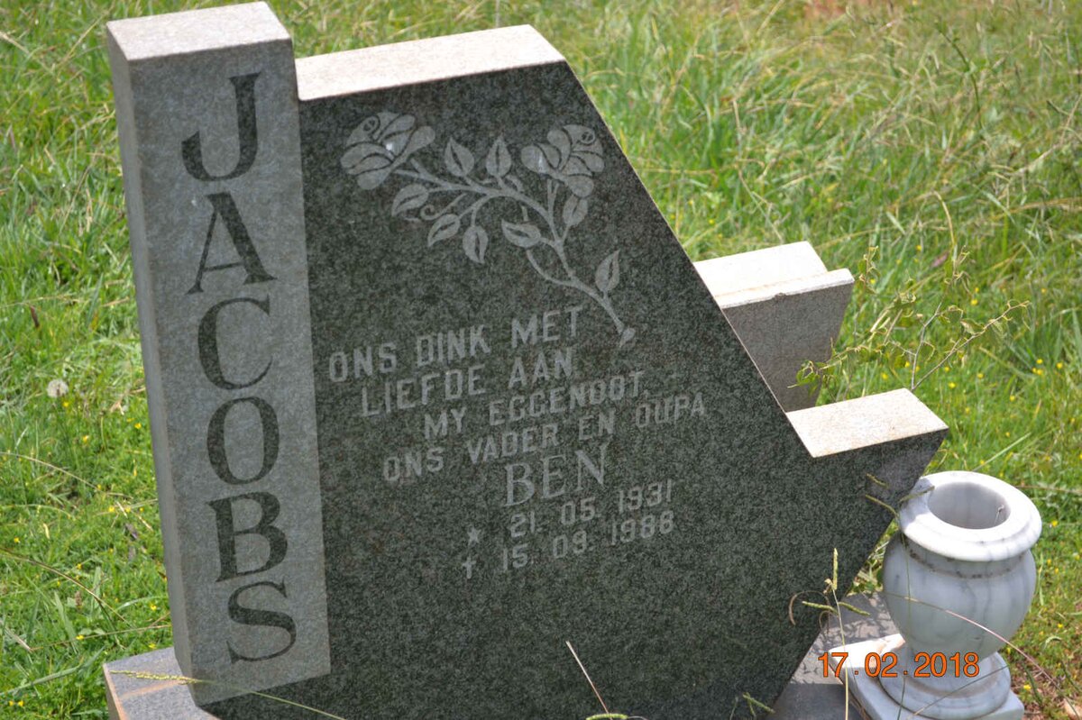 JACOBS Ben 1931-1988
