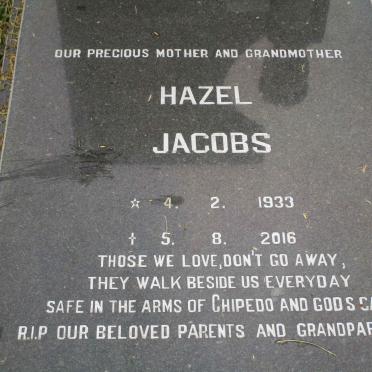 JACOBS Chipedo 1929-1992 &amp; Hazel 1933-2016