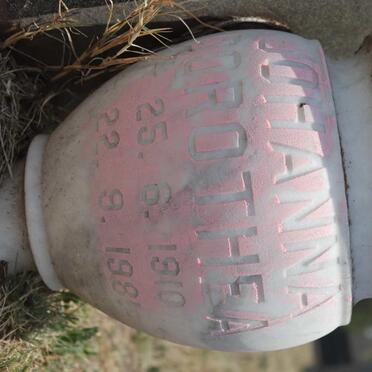 JACOBS Johanna Dorothea 1910-1981