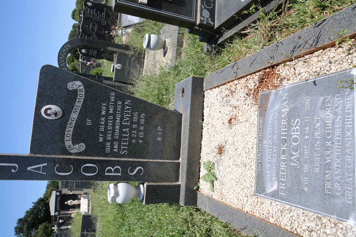 JACOBS Fredrick Herman 1915-2003 &amp; Stella Evelyn 1915-1975