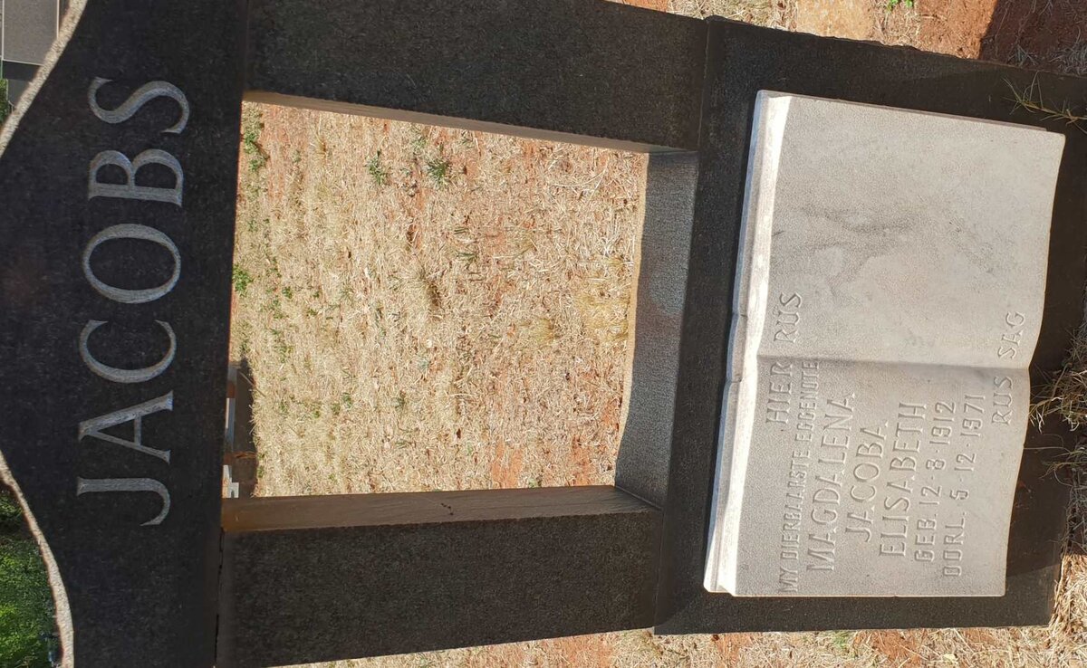 JACOBS Magdalena Jacoba Elisabeth 1912-1971