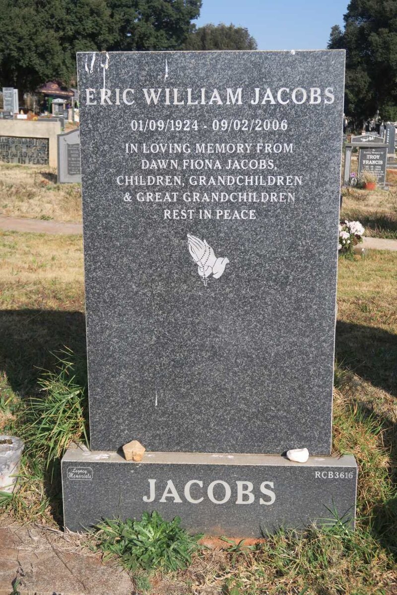 JACOBS Eric William 1924-2006
