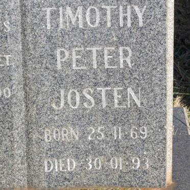 JOSTEN Timothy Peter 1969-1993