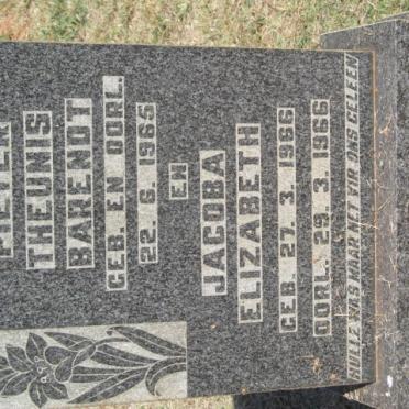 JONKER Pieter Theunis Barendt 1965-1965 :: JONKER Jacoba Elizabeth 1966-1966