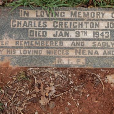 JONES Charles Creighton -1943