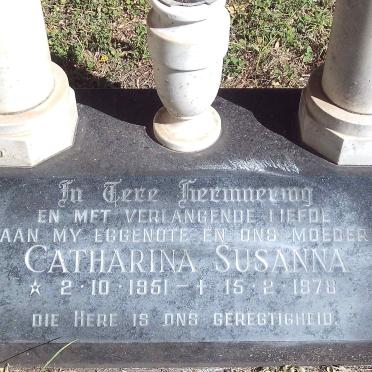 JOUBERT Catharina Susanna 1951-1978