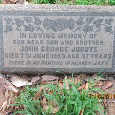 JOOSTE John George -1953