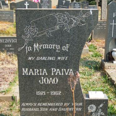 JOAO Maria Paiva 1921-1962
