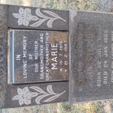 JORDAN John Stephen 1905-1965 &amp; Marie 1916-1987