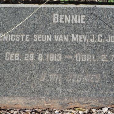 JORDAAN Bennie 1913-1957