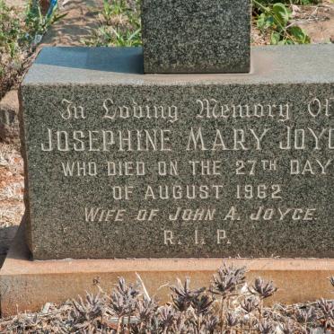 JOYCE Josephine Mary -1962