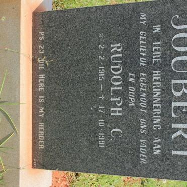 JOUBERT Rudolph C. 1915-1991