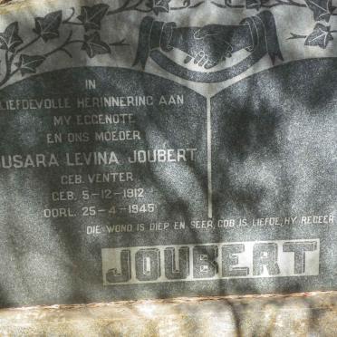 JOUBERT Susara Levina nee VENTER 1912-1945
