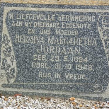 JORDAAN Hermina Margaretha 1894-1948
