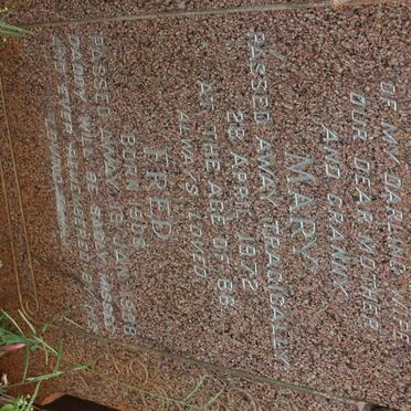 JOSEPH Fred 1906-1988 &amp; Mary -1972