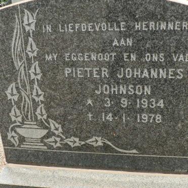 JOHNSON Pieter Johannes 1934-1978
