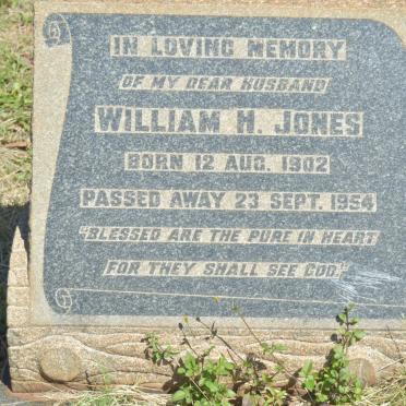 JONES William H. 1902-1954
