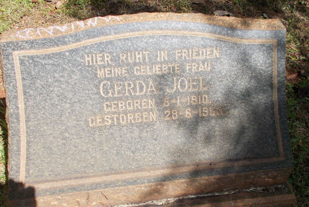 JOEL Gerda 1910-1953