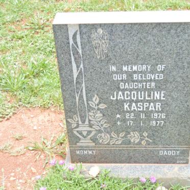 KASPAR Jacquline 1976-1977