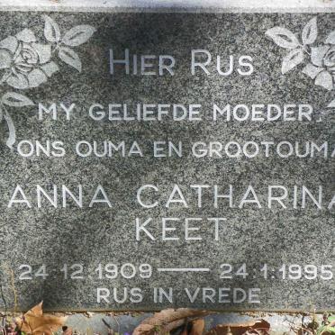 KEET Anna Catharina 1909-1995