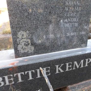 KEMPEN Bettie 1913-1996