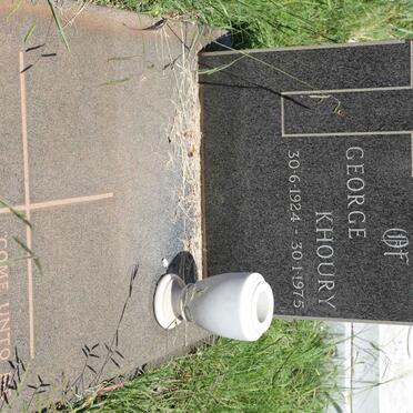 KHOURY George 1924-1975