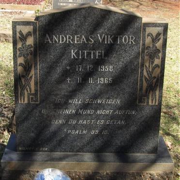 KITTEL Andreas Viktor 1958-1965
