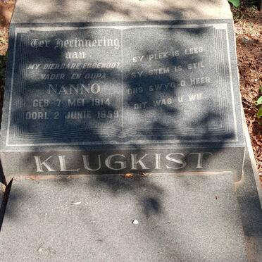 KLUGKIST Nanno 1914-1959