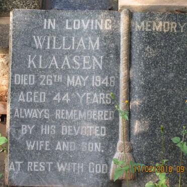 KLAASEN William -1948