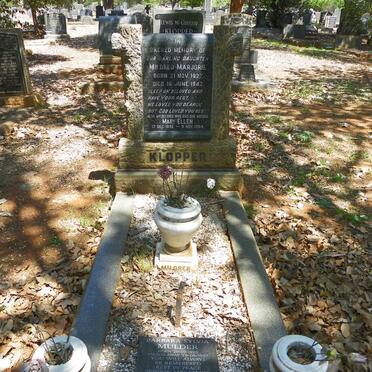 KLOPPER Mildred Marjorie 1927-1947 :: KLOPPER Mary Ellen 1892-1964 :: MULDER Barbara Sylvia 1920-1997