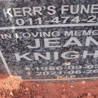 KNIGHT Jean 1956-2021