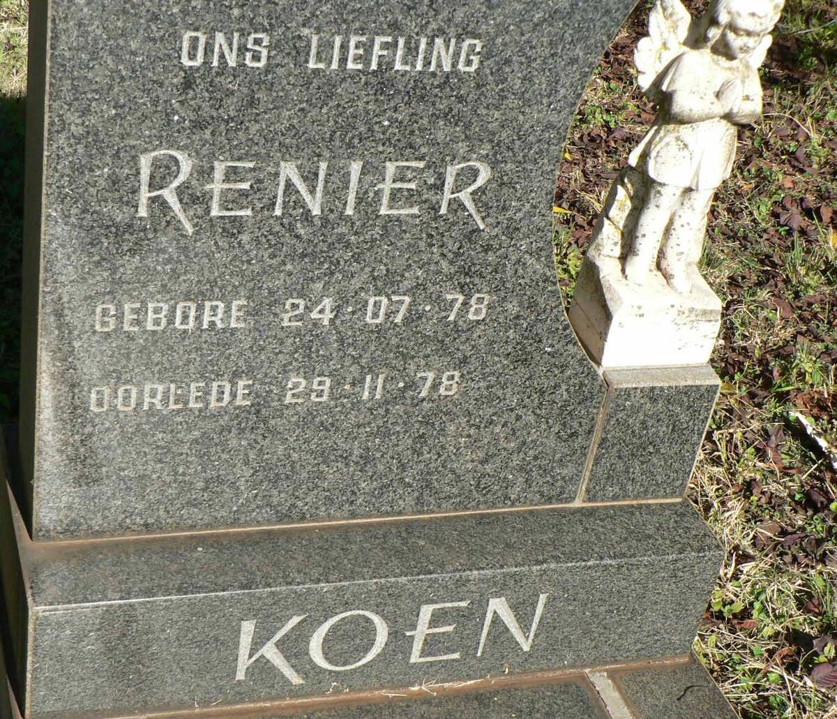 KOEN Renier 1978-1978