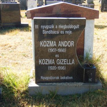 KOZMA Andor 1907-1998 &amp; Gizella 1920-1996