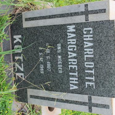 KOTZÉ Charlotte Margaretha 1907-1989