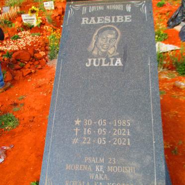 KOMA Raesibe Julia 1985-2021