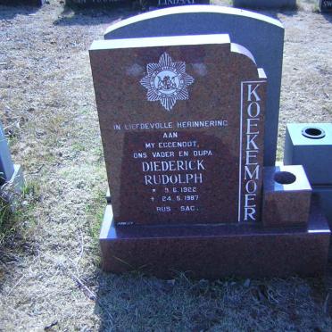 KOEKEMOER Diederick Rudolph 1922-1987