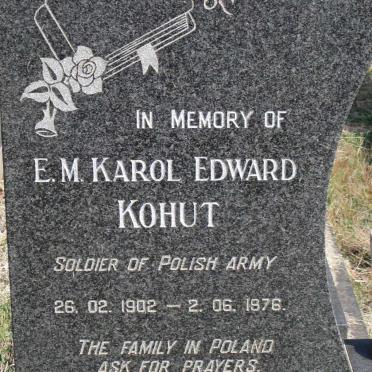 KOHUT E.M. Karol Edward 1902-1976