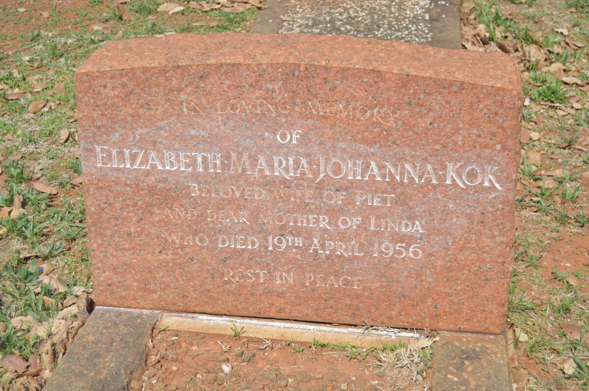 KOK Elizabeth Maria Johanna -1956