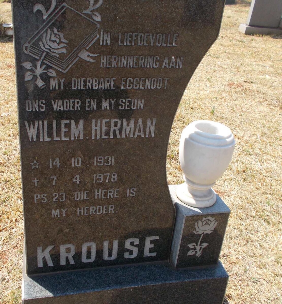 KROUSE Willem Herman 1931-1978