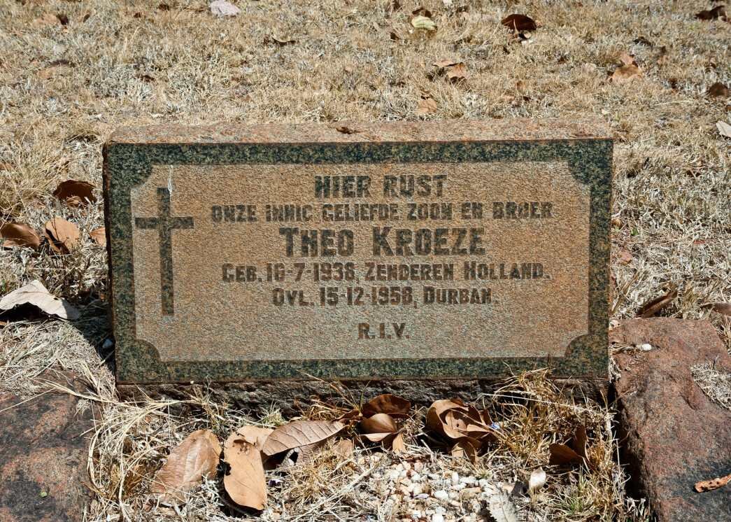 KROEZE Theo 1938-1958