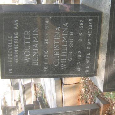 KRIEK Wouter Benjamin 1910-1974 &amp; Christina Wilhelmina SMITH 1913-1982