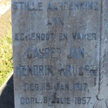 KRUGER Casper Jan Hendrik 1917-1957