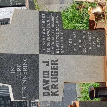 KRUGER Dawid J. 1922-1990
