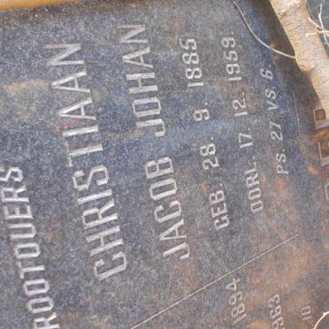 KRUGER Christiaan Jacob Johan 1885-1959 &amp; Jacoba Elizabeth ERASMUS 1894-1963 