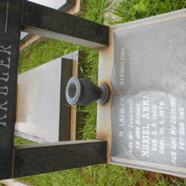 KRUGER Muriel Anna 1952-1976